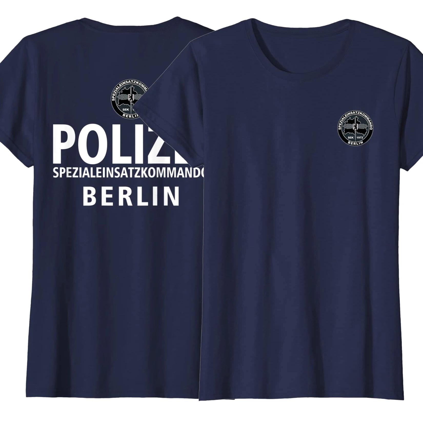 

Germany Berlin SWAT SEK Spezialeinsatzkommando TShirt Premium Cotton Short Sleeve ONeck Mens T Shirt New S4XL Heavyweight 4XL