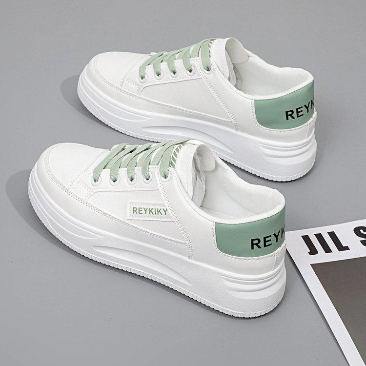 

Белые туфли, смешанная партия, новые весенне-осенние кроссовки с мягкой подошвой из искусственной кожи, базовые женские повседневные кроссовки для женщин 40