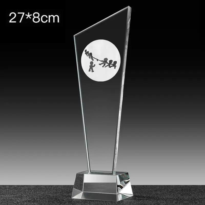 Metal Medal Sports Ball Games for Table Tennis, Marathon Athletic Games, Home Decor Award Souvenir, Carving Crystal Trophy, New