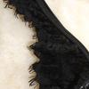 Sexy Underwire Lace Trim Mesh Lingerie Set