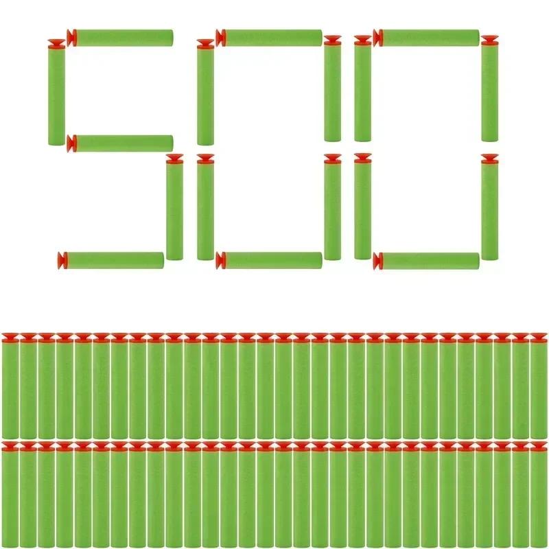 BGreen 7.2cm Sucker Head Bullets Foam Darts EVB Refill for N-Strike Elite Series Blasters Kids Toy Gun Accessories