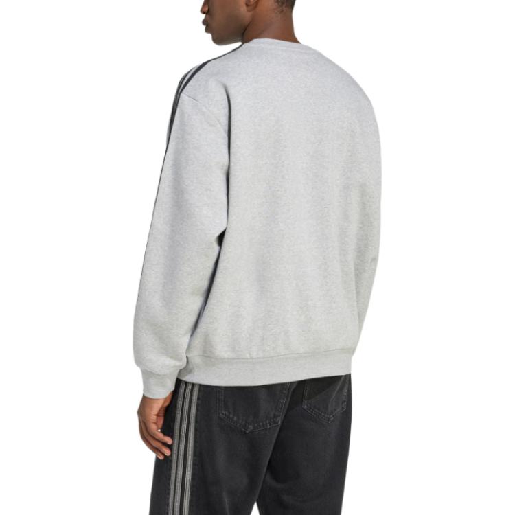 Adidas Originals Adicolor 3-Stripes Logo Loose Fit Long Sleeve Sweatshirt Men tops KE2919