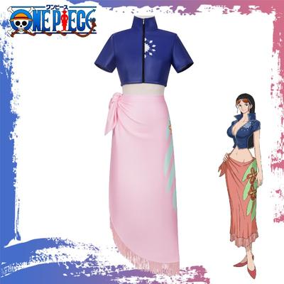 Segeln EINTEILIGES Cosplay NicoRobin Teufelssöhnchen Nicole Robin zweidimensionales Cosplay Anime-Anzug