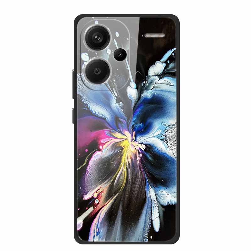 

For Xiaomi Redmi Note 13 Pro Plus Case Luxury Tempered Glass Hard Back Covers for Redmi Note 13 Pro 5G 4G Cases Note13 5G Fundas чистий