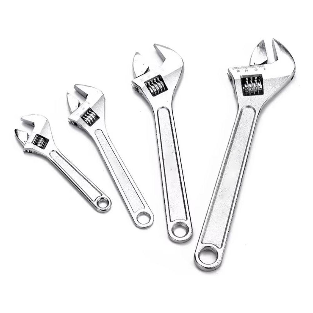 Large Opening Movable Spanners Short Handle Universal Wrench Industrial Grade Shifter  Bathroom
