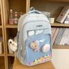 Schoolbag Light Pain Bag School Bag Large Capacity Backpack Ultra Light Girls Bag Pain Bag Junior High School Second Dimensional Girls Wind Backpack