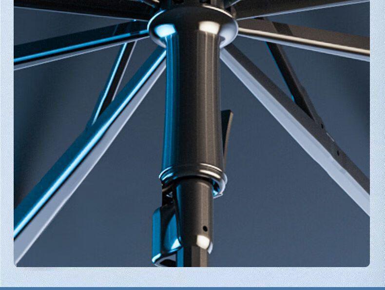 Umbrella-Style Car Windshield Sunshade for Heat and UV Protection