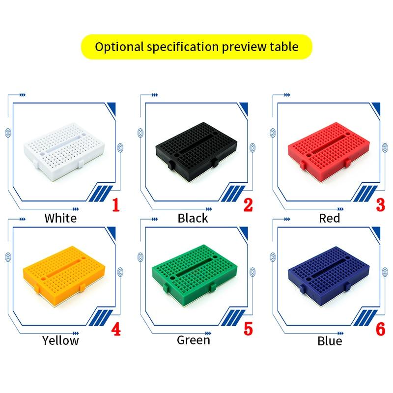 Breadboard 400 700 750 830 hål MB-102 Lödfri PCB Mini Test Board ZY-204 1600pts Prototyp Board Bygelkabel DIY Kit