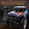 2.4G RC Car Electric Drive Off-Road Big Wheel High Speed Purple Remote Control Trucks Girls Toys for Children