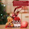 Christmas Eve Santa Gift Bag: Non-Woven Fabric Candy and Apple Small Gift Packaging