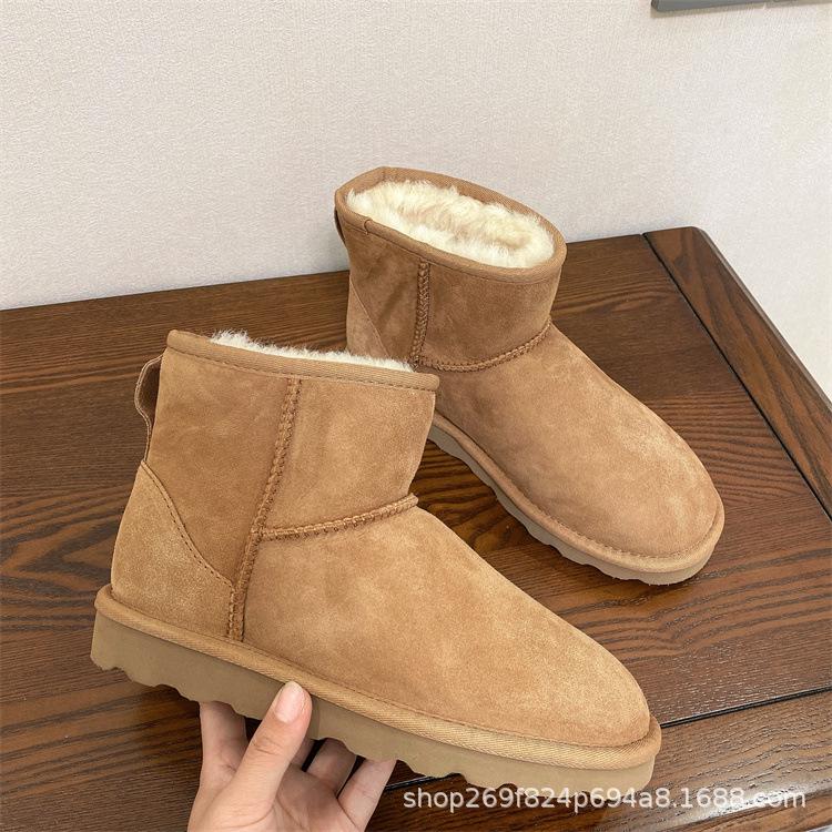 

Henan Sangpo унисекс зимние классические короткие меховые зимние сапоги 38