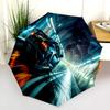 High-Performance Car Unveiled Folding umbrella Portable Suitable for all seasons Three folds outdoor light