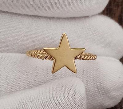 Solid 925 Sterling Silver Ring, Handmade Ring, Designer Ring, Unique Gift, Star Ring, Silver Charm Jewelry