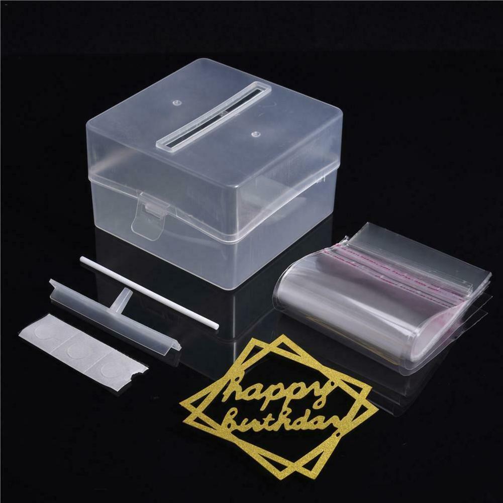 1pc Birthday Surprise Gift Box Napkin Banknote Box Tissue Parent Money Box Birthday Pull Decoration Cake Surprise Baking Money