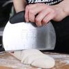 Stainless Steel Dough Cutter Cake Scraper Pastry Cutters with Measuring Scale Kitchen Utensil DIY Baking Decorating Tools