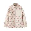 Women's Faux Suede Button Jacket Oversized Gathered Hem Short Length Coat Casual Vintage Outerwear With Pockets