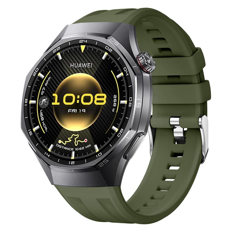 Cinturino Senza Spazi Compatibile con HUAWEI WATCH GT6Pro 46mm Ufficiale Morbido Silicone Regolabile Cinturini Sportivi per GT6Pro 46mm