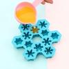 Food Grade Silicone Ice Cubes Tray With 6 Unique Snowflake Designs Baking Tool Perfect For Chocolate And Candy Making