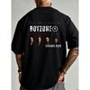 Casual Style Men'S T-Shirt Boyzone One for The Road Concert Tour 2026 Design Summer Wear Gift for Music Fans Back Print