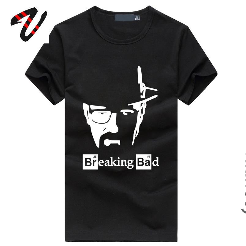 Chemical Breaking Bad Unisexs TShirts Walter White One Who Knocks Heisenberg Tshirts Homme Hipster Tees Oversized Clothing Shirt