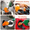 2-Pack Long Neck Multi-Purpose Spill Saver Plastic Funnel For Filling Automotive Oils, Lubricants, Engine Oils, Water, Diesel Fuel, Kerosene And