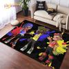 Tappeto Cartone Animato Gioco Splatoon per Soggiorno Camera da Letto Decorazione Tappeti da Area Cucina Tappetino Antiscivolo Alfombra Regalo di Compleanno Tappetino Poster