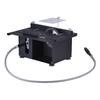 Table Saw 400W Mini Woodworking Chainsaw Liftable Cutting Speed Regulation for Wood Cutting Crafts Grinding Angle