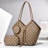 New Korean Checkerboard Women's Bag Tote Bag Premium Large-capacity Retro Fashion Light Luxury Commuter Bags