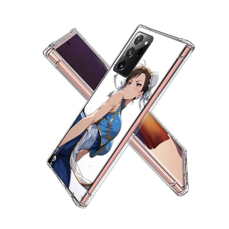 Game Anime Ch-Chun Li Phone Case for Samsung A55 A35 A25 A15 A07 A05S A16 A17 A26 A36 A37 A56 A57 Galaxy Note 20 10 A50S A71 A51