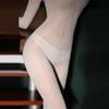 Oil Shiny Full Body  Bodysuit Female Erotic Bodystocking 8D Ultra-thin Transparent Glossy Pantyhose Long-sleeve Jumpsuits