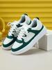 MCTIN Women Casual Shoes Breathable Platform Sneakers Couples Non Slip Leather Skateboard Shoes