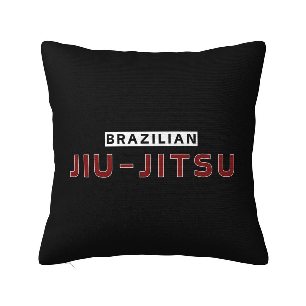 Jiu Jitsu Uncle American Flag Brazilian Square Pillowcase Cushion Cover Pillow Case Throw Pillow Cover for Home Sofa Living Room