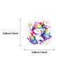 50pcs PVC Cute Rainbow Unicorn Stickers for Notebook & Luggage – DIY Decorative Decals