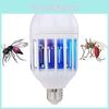 Lâmpada LED 2 em 1 de Qualidade Premium para Eliminação de Insetos, Mosquitos, Moscas