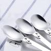 304  Stainless Steel Soup Spoon Silver Coffee Spoon Creative Dessert Spoon