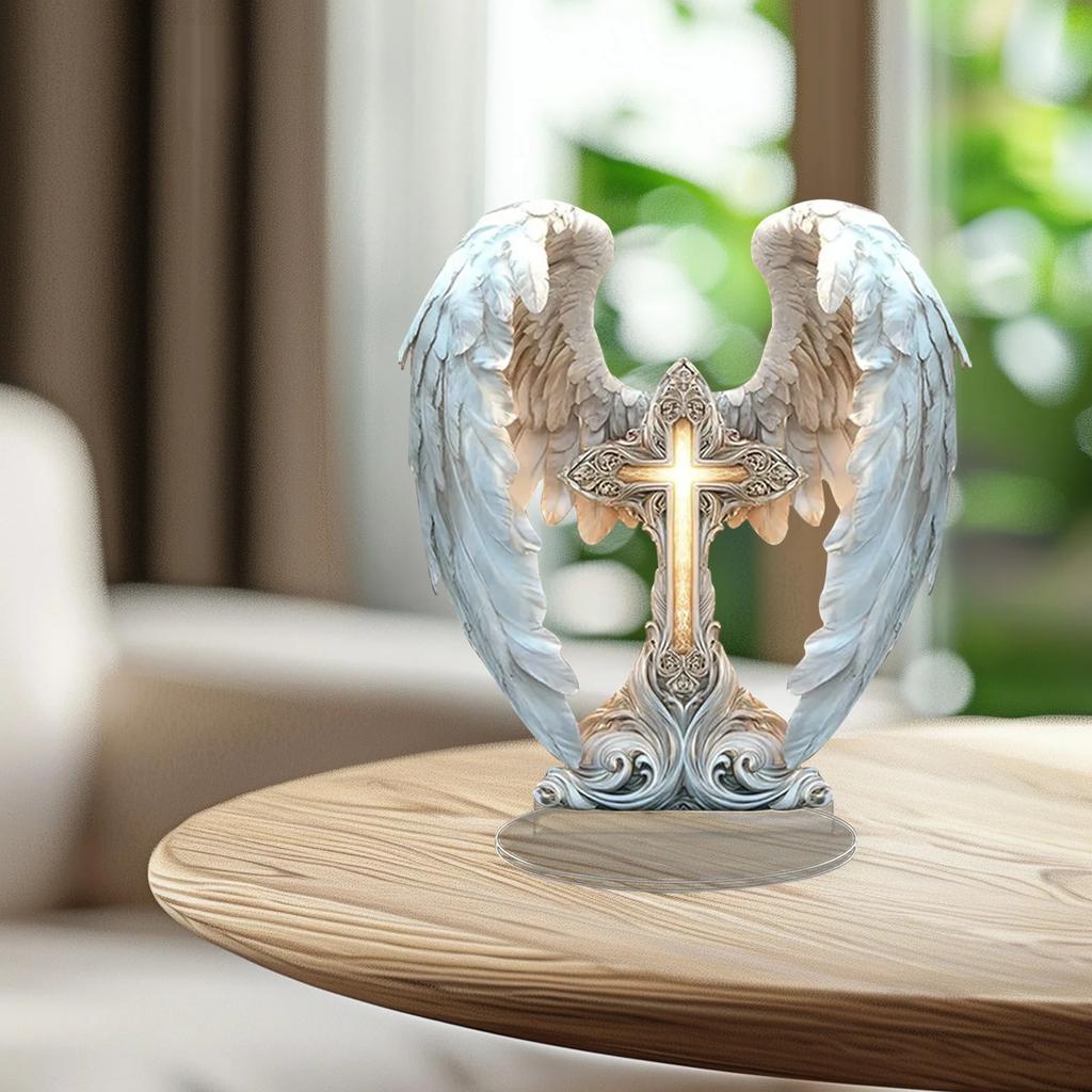 Exquisite Kreuz Acryl Ornamente Ornamente
