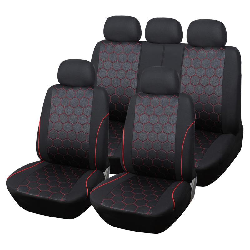 Soccer Ball Style Car Seat Covers Full Set Universal Universal красный