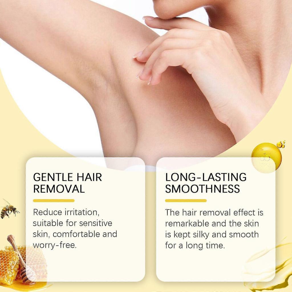 Limited time!!Oceaura Bee Venom Milk Moisturizing Hair Removal Cream Is A Gentle Body Hair Removal Cream For Armpits, Hands And Legs