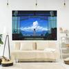 Japanese Comics Landscape Tapestry Office Living Room Decoration Home Wall Tapestry
