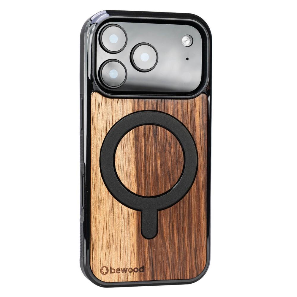 Bewood wooden case for iPhone 17 Pro mango with MagSafe