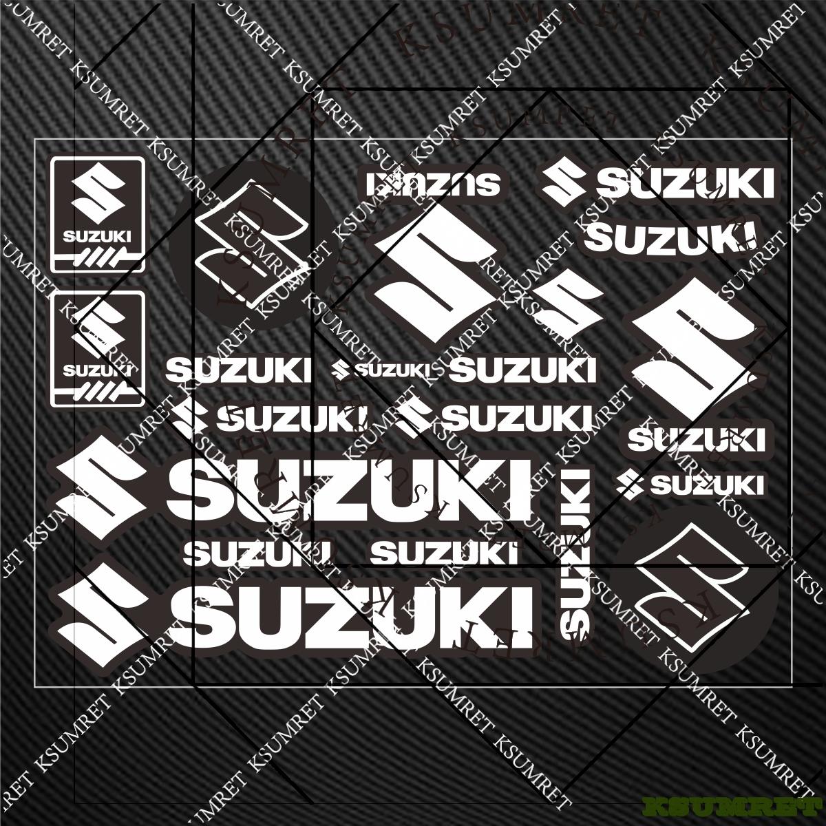 AAGK1 Vinyl For Suzuki Sticker Motorcycle Sticker Decal Kit белый