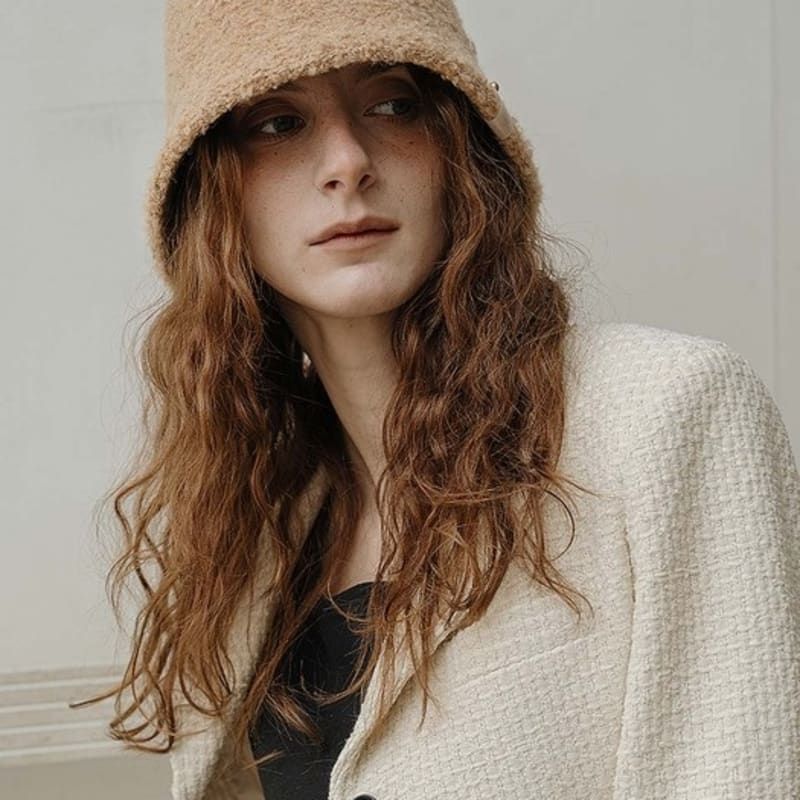 

ACCLET Панама из шерсти, похожей на шерсть, бежевая H041BE beige