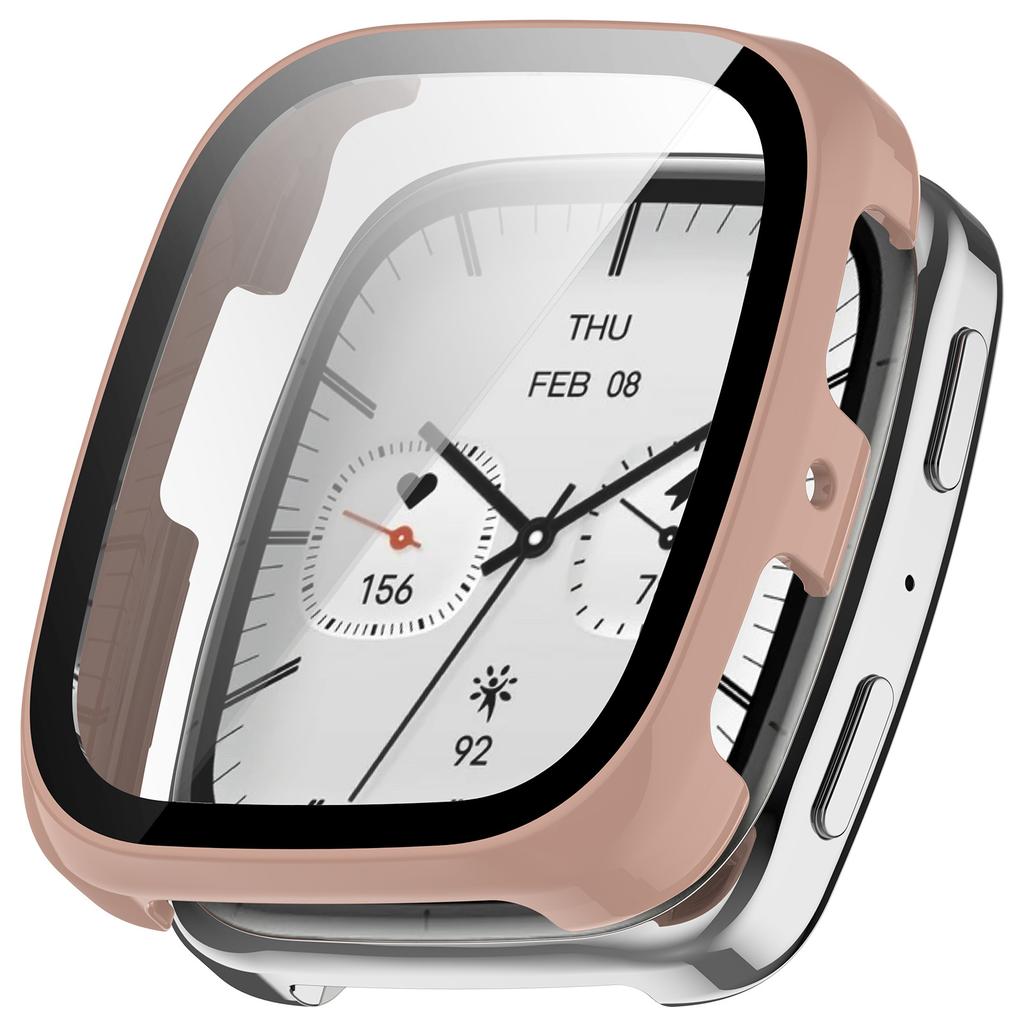For Amazfit Active 2 square Watch Protective Case With Screen Tempered Glass 2-in-1 Protector Watch Protection Cover With Film