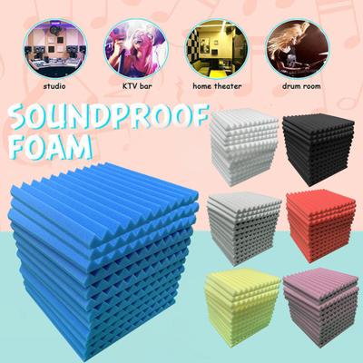12 Pcs Soundproof Foam Panels 1 X 12 X 12 Inches