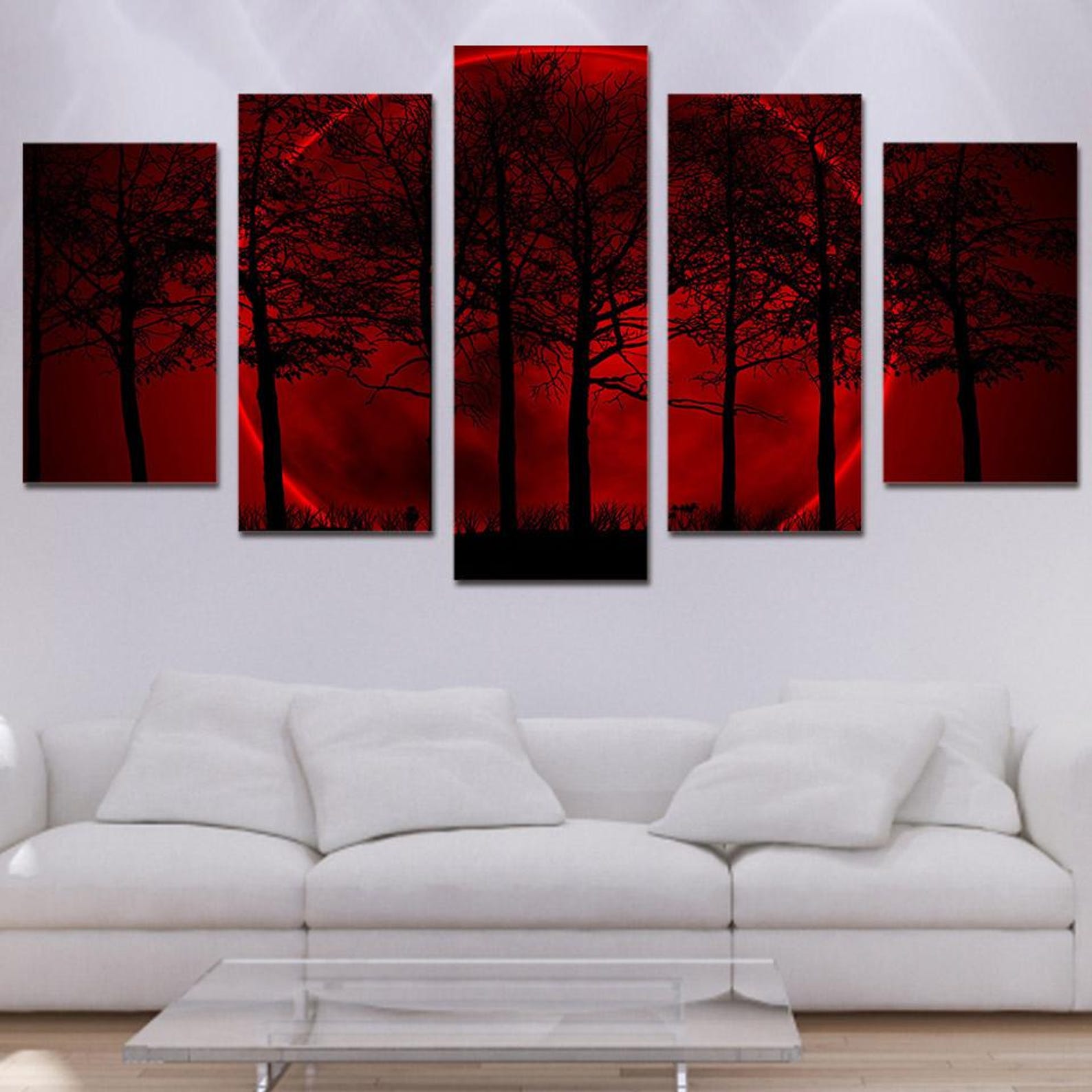 

5 Piece Canvas Wall Art Modern Artwork Canvas Panel Prints for Home Decor - 20X35 20X45 20X55CM
