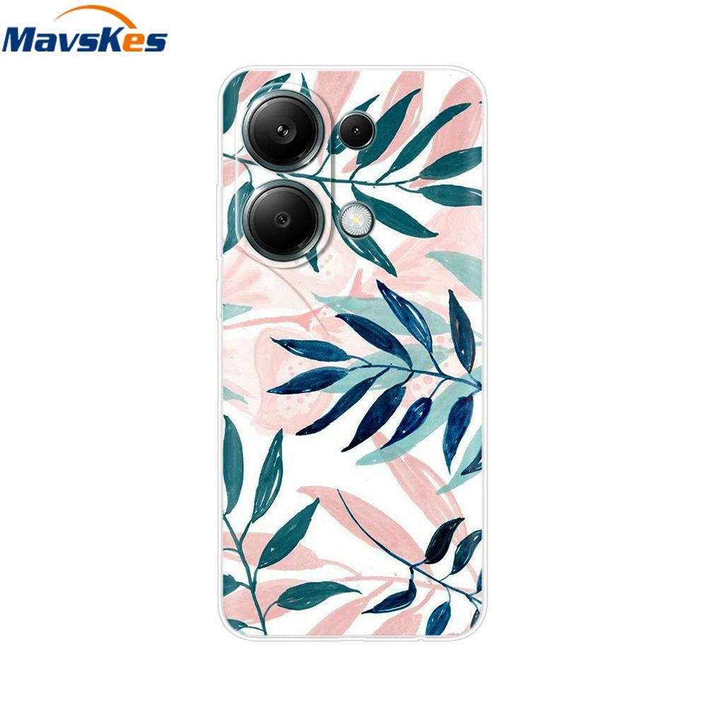 For Poco M6 Pro Case For Xiaomi Poco M6 Pro 4G Cover Fundas Coque Camera Protector Soft Silicone Phone Back Case For Poco M6 Pro