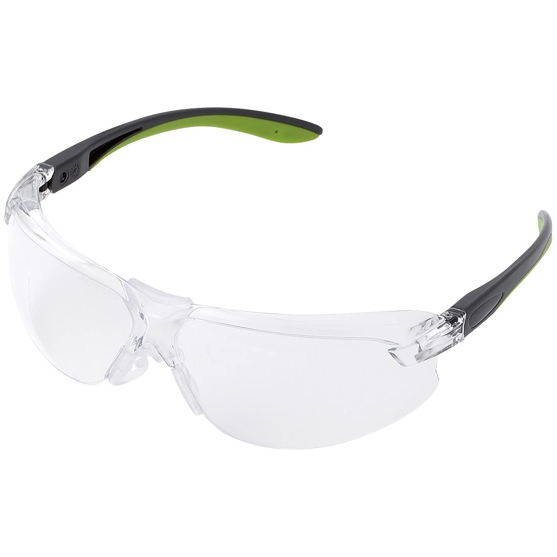 Защитные очки Midori Anzen Vision Verde Safety Green, Двустороннее противотуманное покрытие, MP-822 зелёный