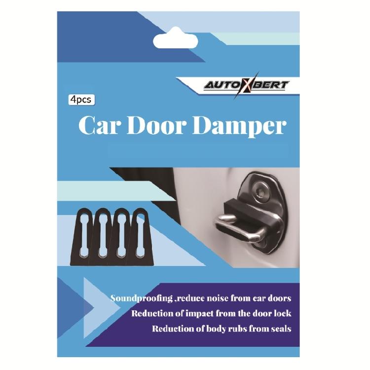 4Pc Car Door Damper Car Door Lock Sound Deadener Damper Buffer Quiet Noise Deaf Soundproofing Seal  Seal Buffer