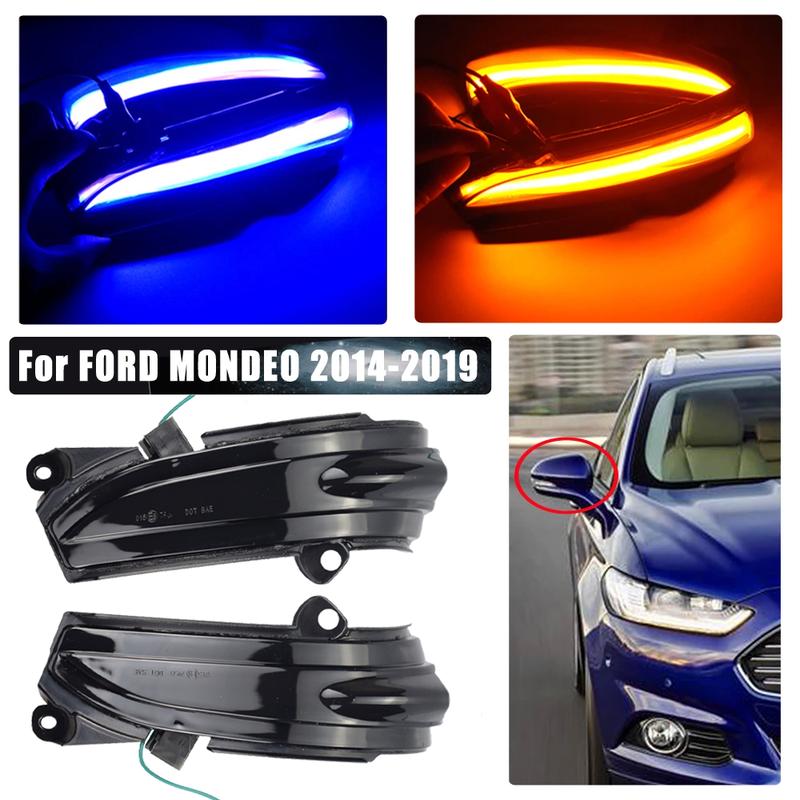 Für Ford Mondeo MK5 2014-Mk V 5 LED Seitenflügel Dynamische Blinker Licht Rückspiegel Anzeige Autozubehör