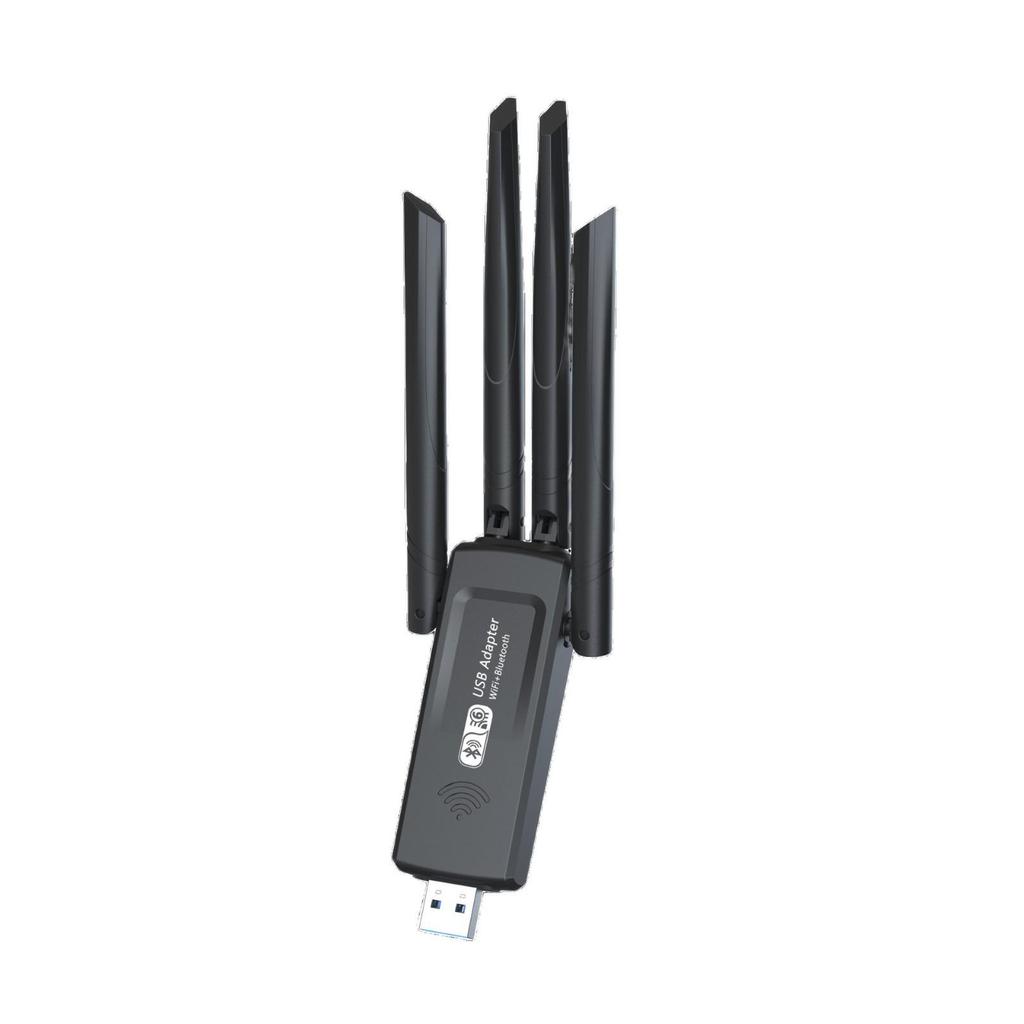 Driver-Free 5G Dual-Band USB WiFi Adapter with 1300M Gigabit Speed